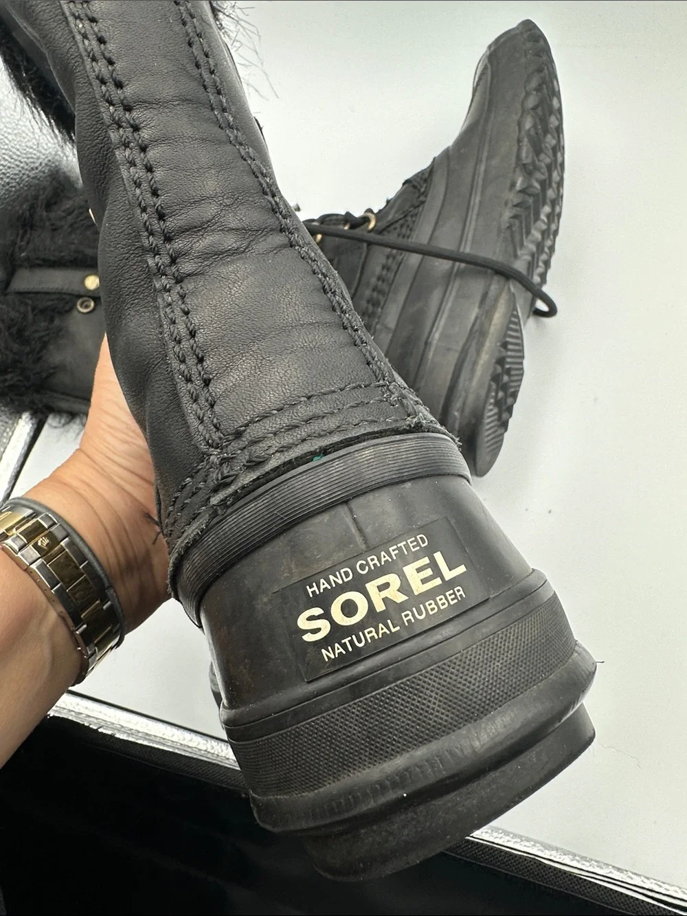 Sorel Joan Of Arctic Premium Leather Winter Boots Sz7